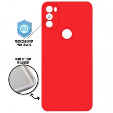 Capa Motorola Moto G71s - Cover Protector Vermelha